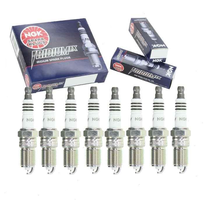 8 pc NGK Iridium IX Spark Plugs compatible with Chevrolet Tahoe 4.8L 5.3L 5.7L 6.0L 6.2L V8 1998-2014