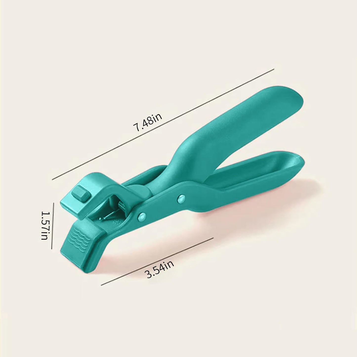 Heat-Resistant Food Tongs, Creative Home Kitchen Non-Slip Multi-Function Plate Holder, Silicone Material Safe Heat-Resistant Tongs