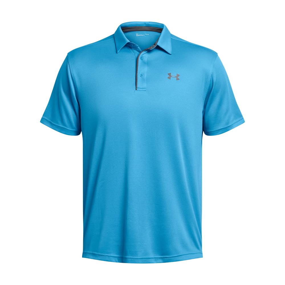 Under Armour Men's Tech Golf Polo, (421) Capri / / Pitch Gray, 4X-Large