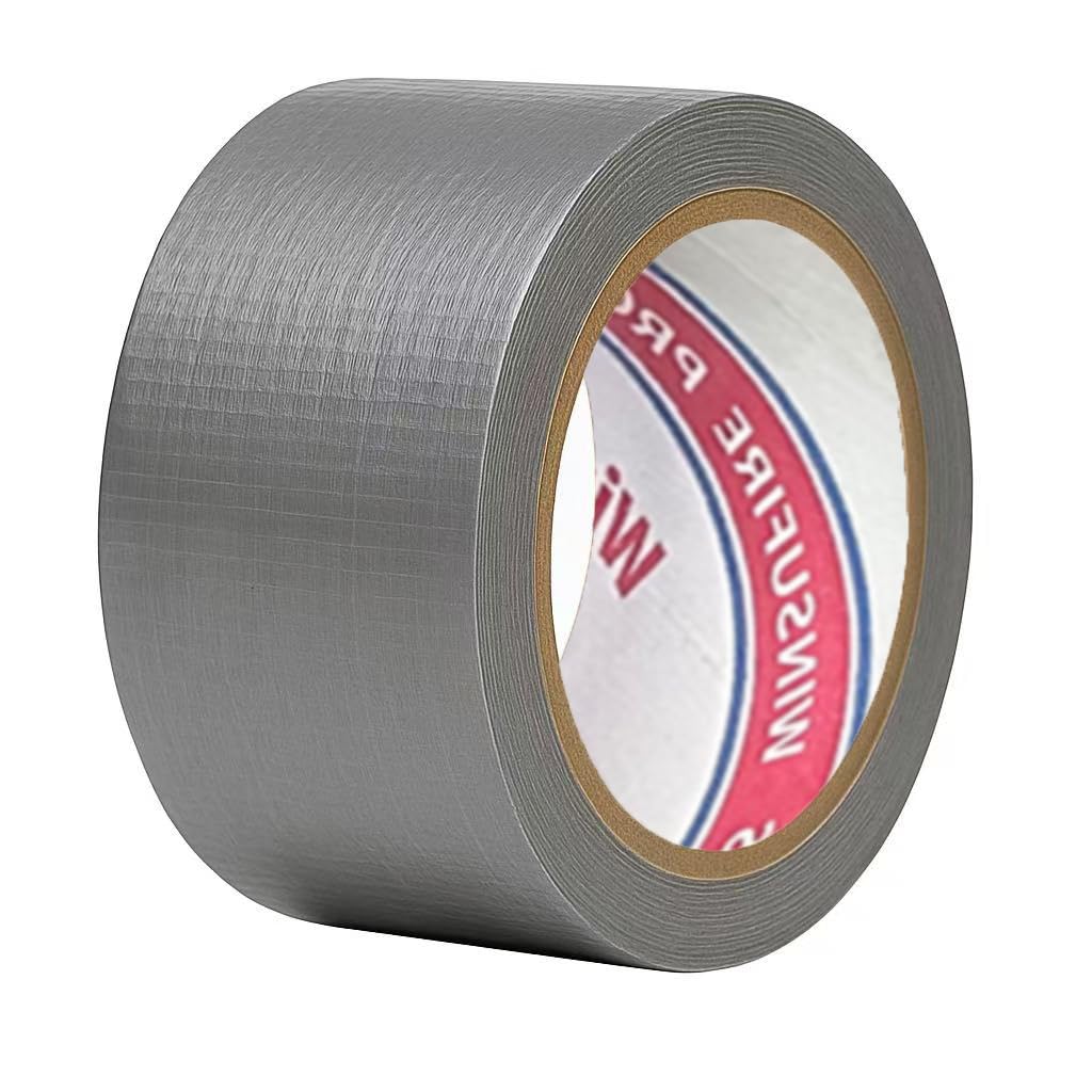 WINSUFIRE Duct Tape Heavy Duty, Heavy Object Packaging, and Home Repairing,Strong Adhesive Duct Tape for Indoor Outdoor Repairs, 2-inch by 22-Yard, 6-Roll,Total 132 Yards (Silver)