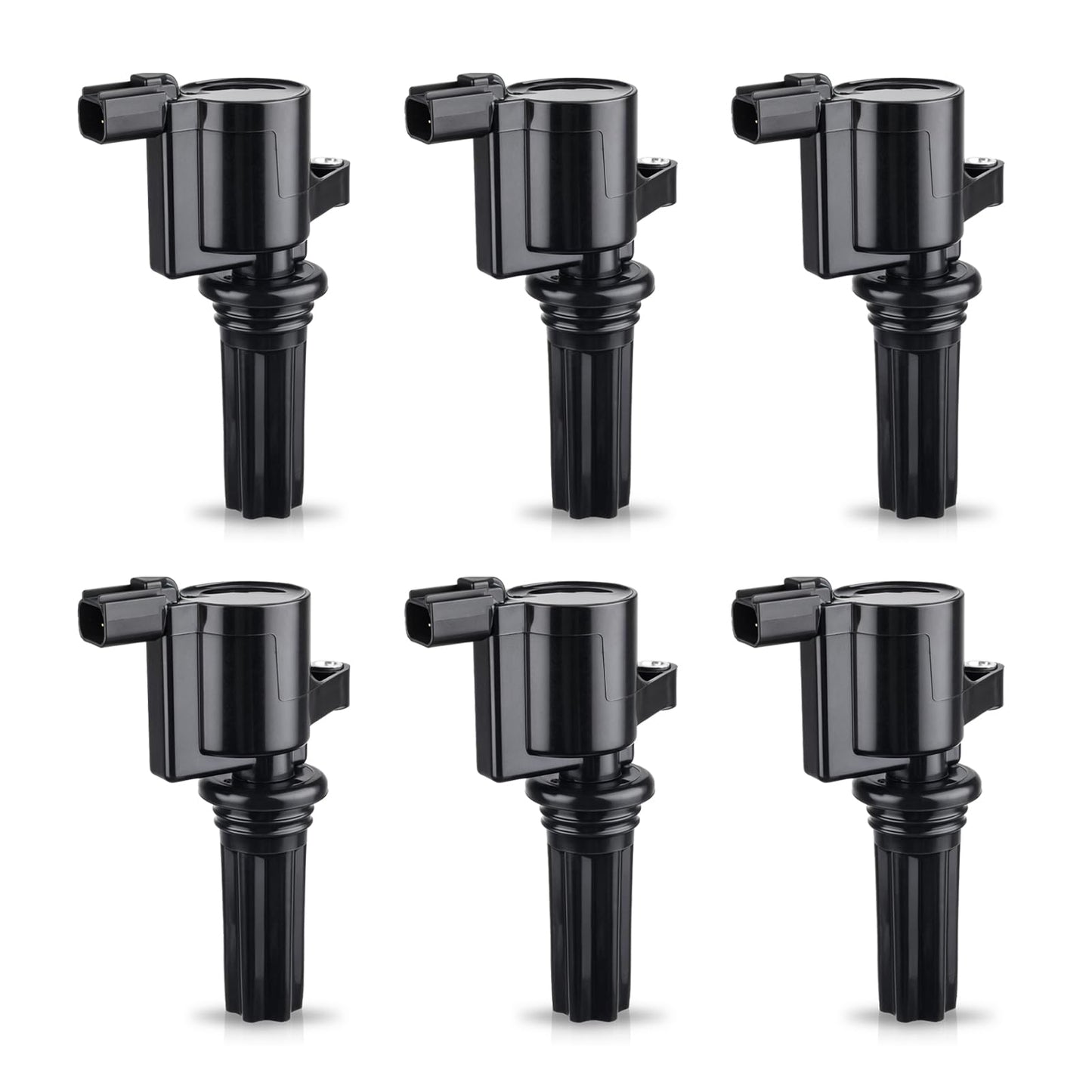 Ena Set Of 6 Ignition Coil Pack With 2 Pins 3.0 Compatible With Lincoln Jaguar 2000-2003 S-Type, 2000 2001 2002 2003 2004 2005 L