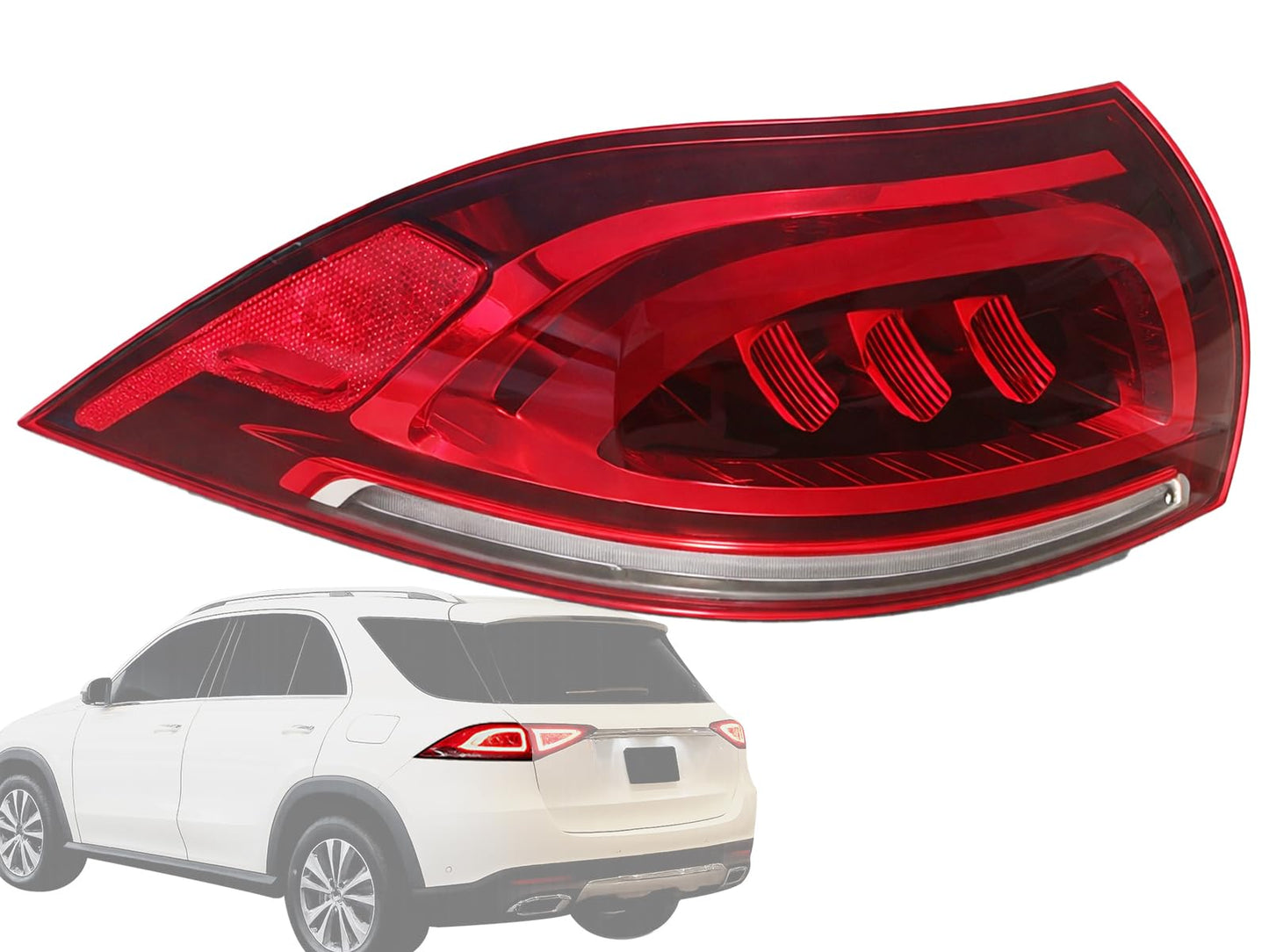 KAP Replacement for Tail Lamps 2020 2021 2022 2023 GLE SUV GLE350 GLE450 All LED Outer Driver Left Side 1679060807 MB2804123