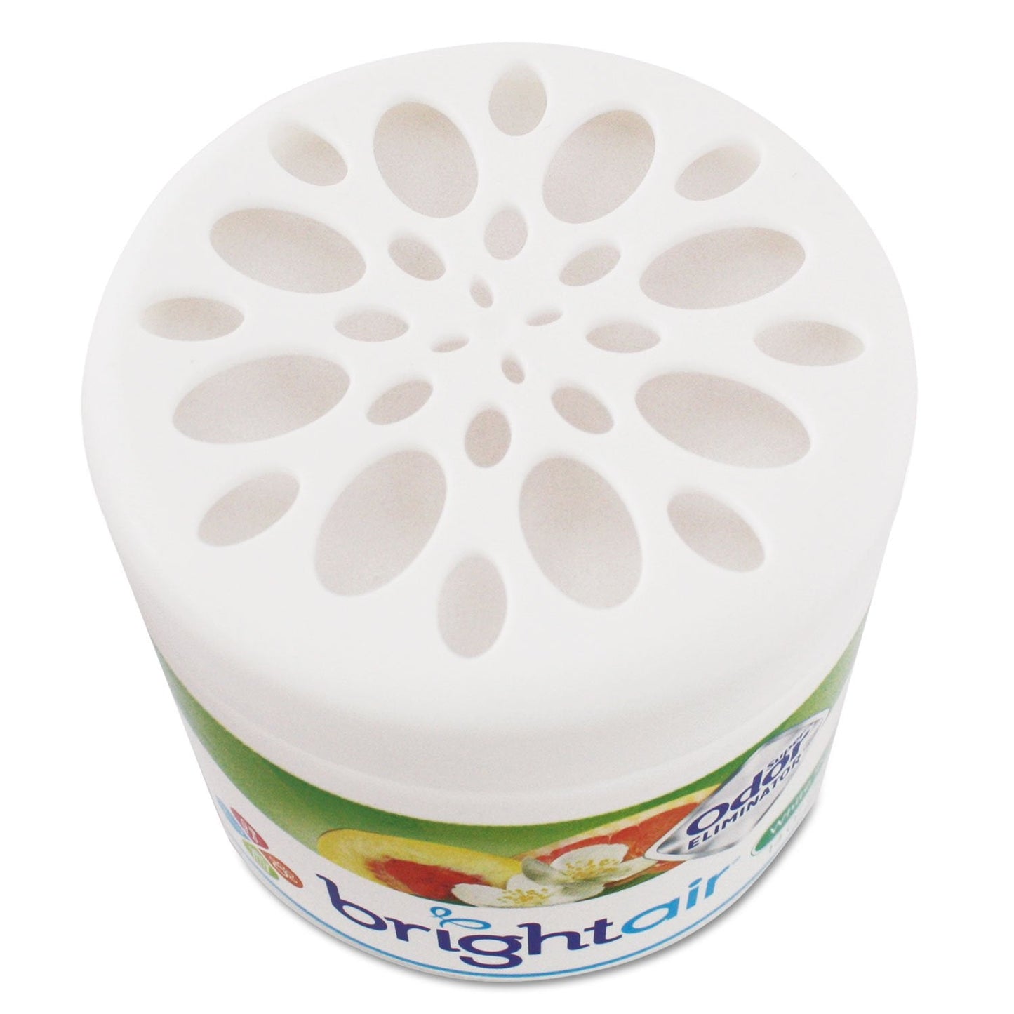 Bright Air Solid Air Freshener and Odor Eliminator, White Peach and Citrus, 14 Ounces