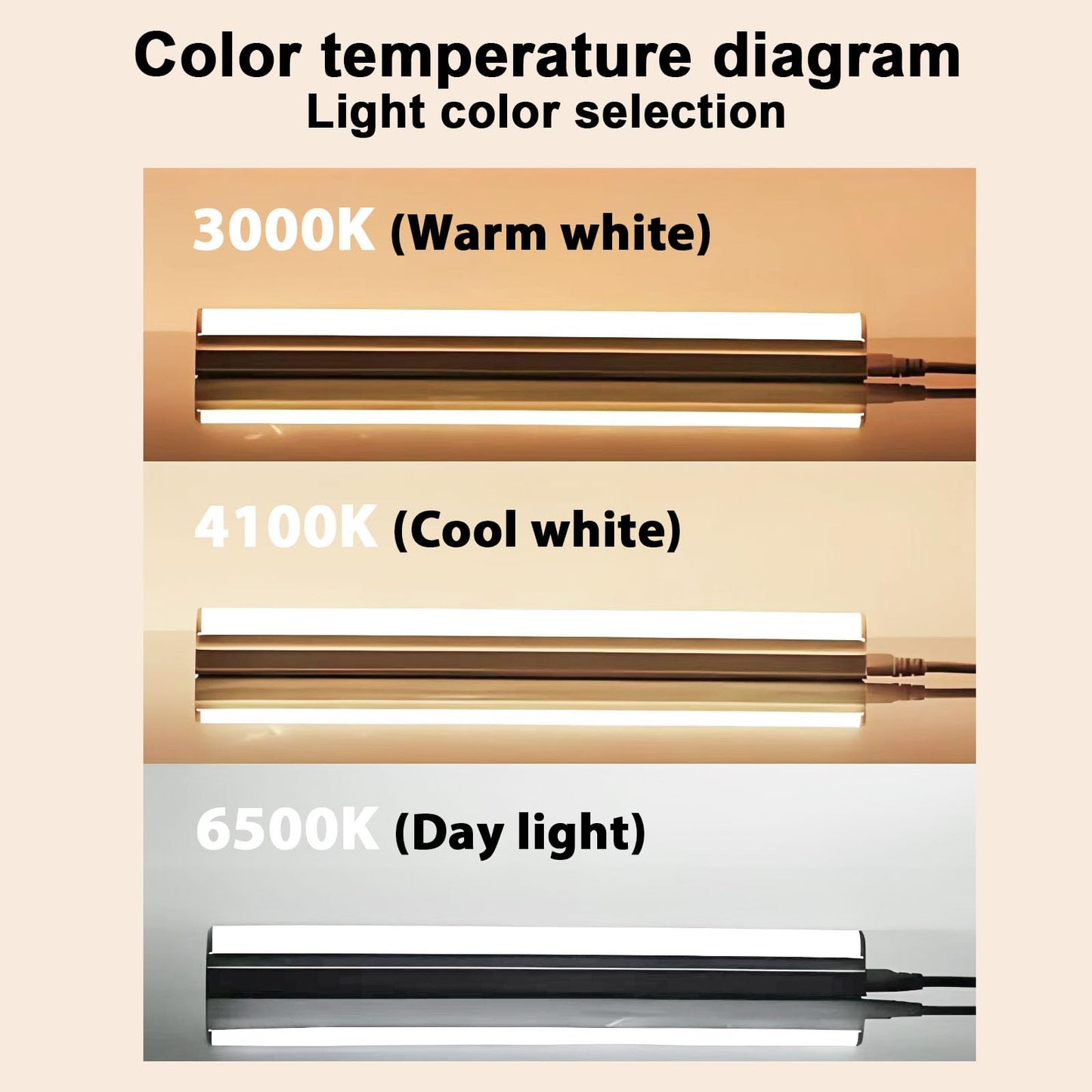 Konideke 8 Pack 24 inch F17T8/841 17 Watts Light Bulb, 2 Foot Straight Fluorescent Tube T8 Tube Light, 4100K Cool White 1400 Lumen G13 Medium Bi-Pin Cap 8 Count