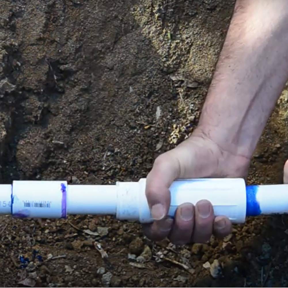 NDS 118-20 Pro-Span® PVC Expansion Repair Coupling, For Broken or Cracked In-Ground PVC Pipes, 2-Inch IPS Slip X Spigot, White