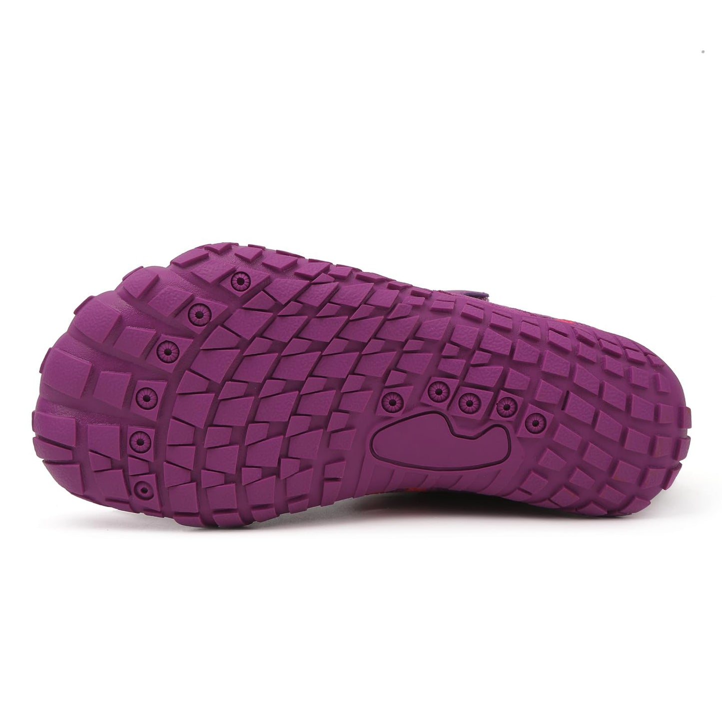 KUBUA Kids High Top Barefoot Shoes Boys Girls Naturally Minimalist Zero Drop Sneakers for Sports Tennis Walking Training A Purple 10.5 Little Kid