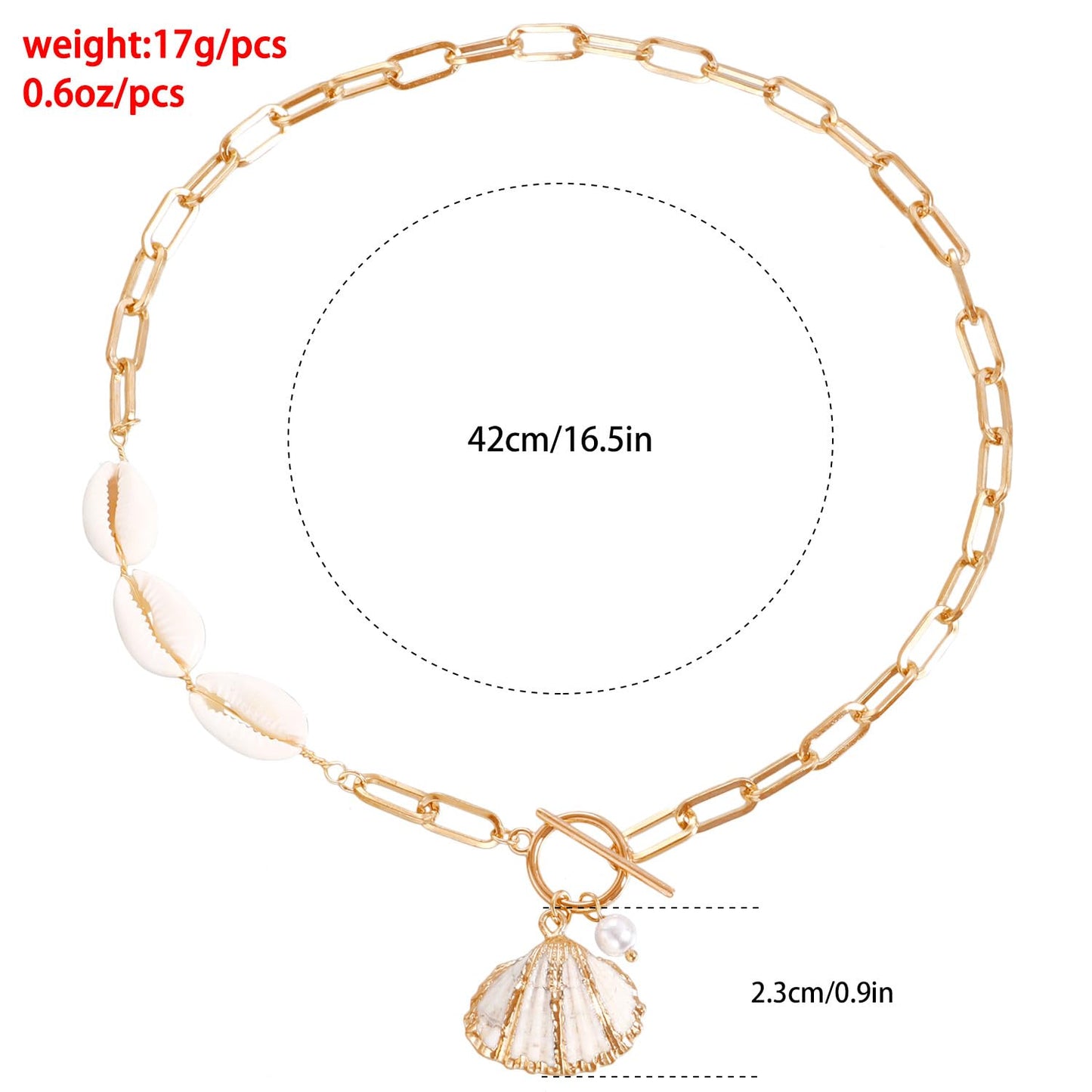 Lookray Starfish Necklace for Women Dainty Seashell Mermaid Charm Necklace Gold Layered Shell Beaded Necklace Boho Summer Beach Jewelry Mermaid Costumes Accessories StyleF
