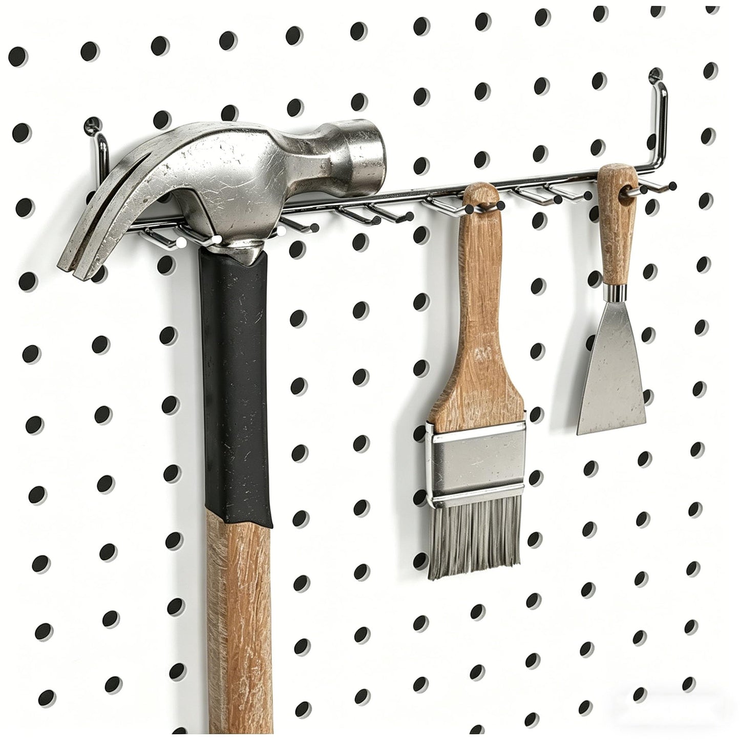 FRIMOONY Pegboard Hooks, with Bins, Peg Locks, for Organizing Various Tools, 204 PCS, 80 of Which are Locks