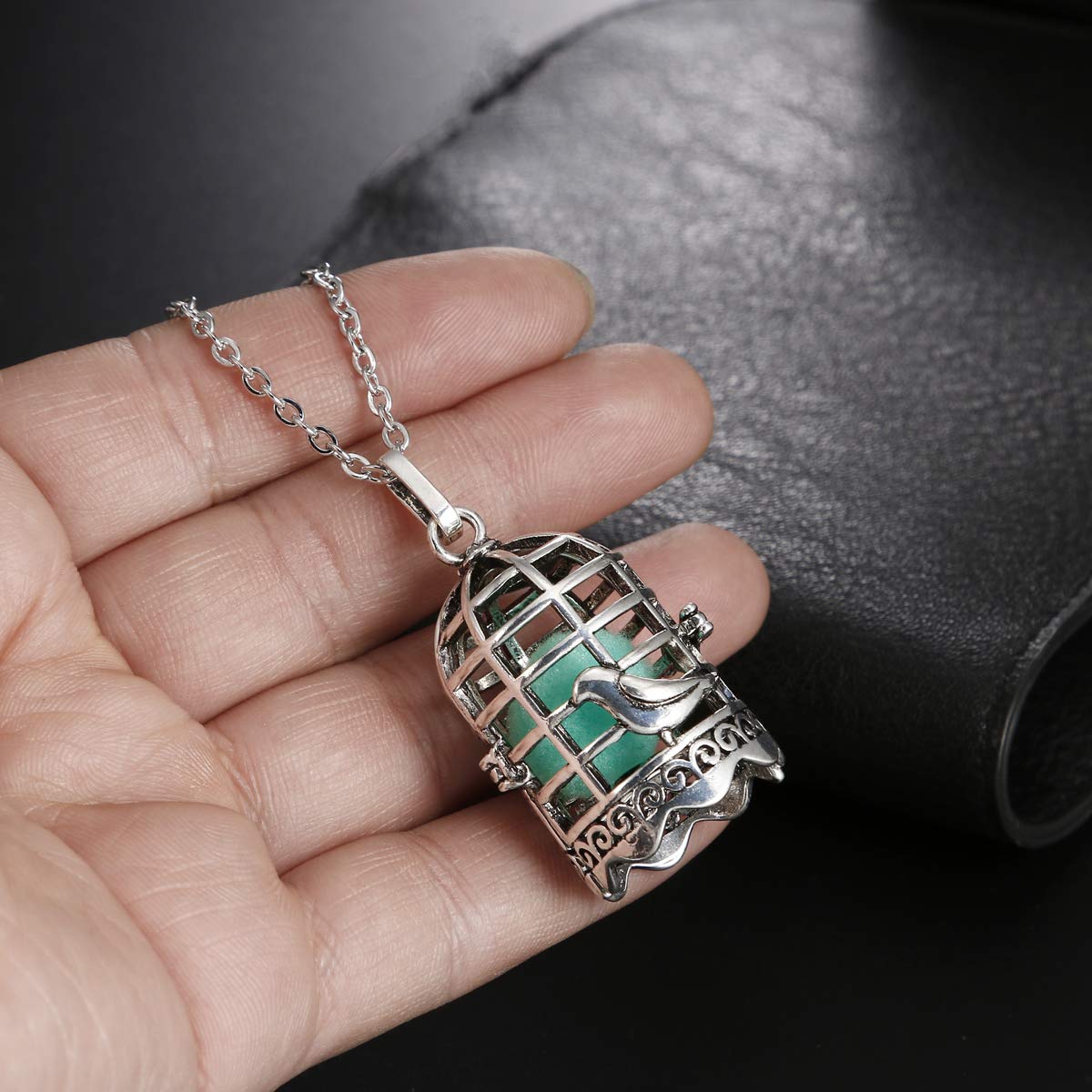 Vie jeune Mixed Filigree Cage Locket Pendants Set, Essential Oil Diffuser DIY Necklace Bracelet Jewelry Making Craft, Bulk Beads Aromatherapy Diffuse Charms Gifts for Women (Random 10pcs Diffusers)