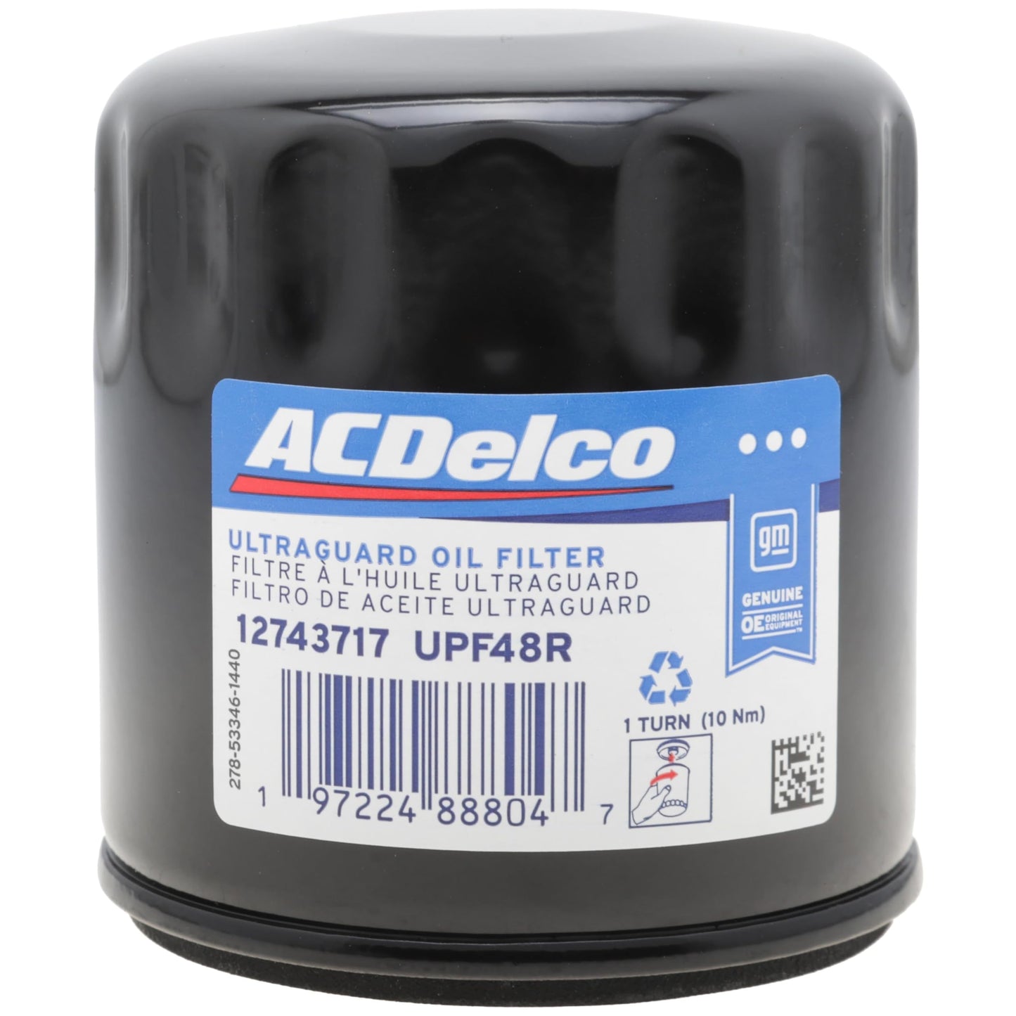 ACDelco GM Original Equipment UPF48R (12743717) Oil Filter