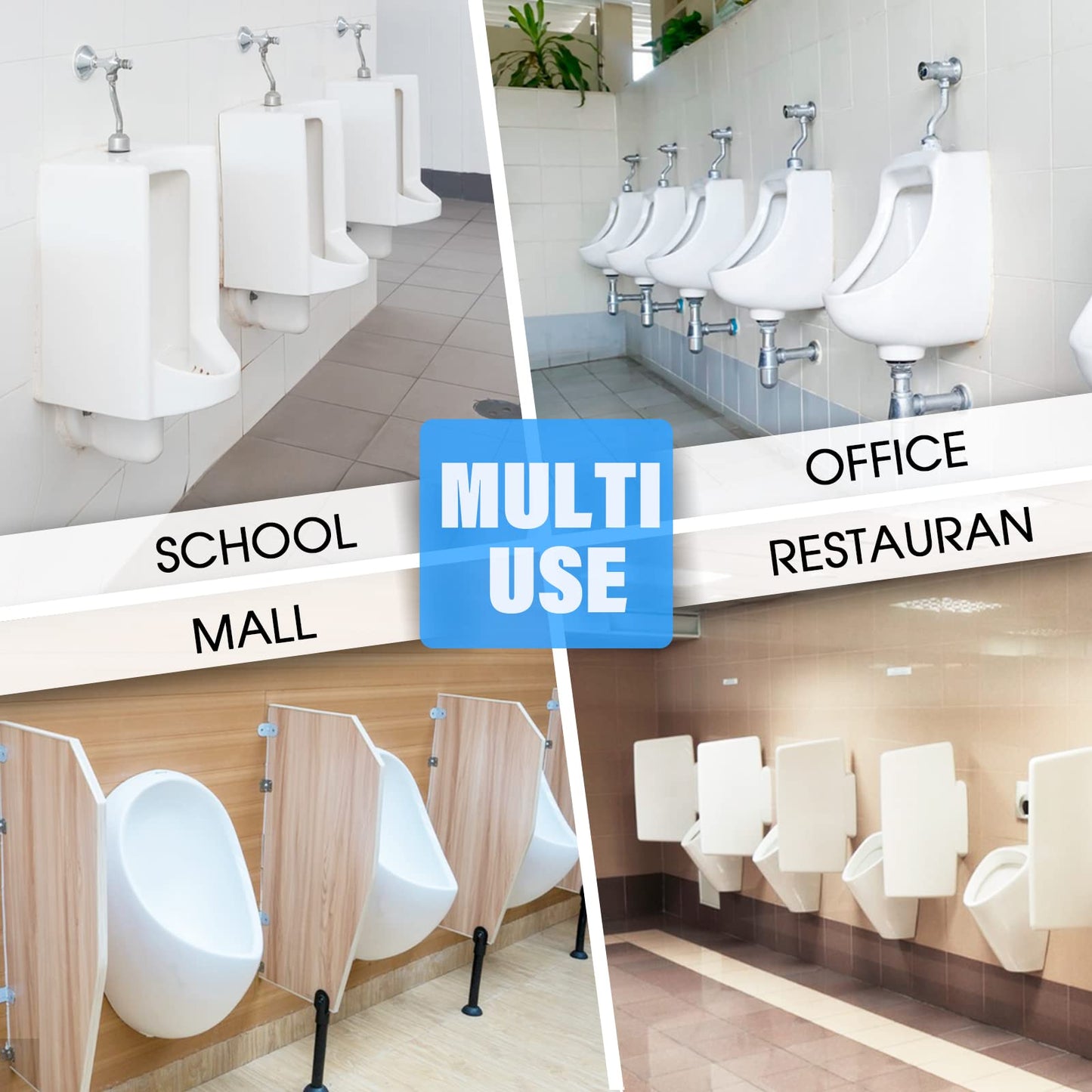 Urinal Screen Deodorizer,36 Pack Urinal Cakes Bulk Scented Anti-Splash Urinal Mats Deodorizer Fresh Pads for Toilet,Bathroom,Restaurants,Offices,Schools,Hotels(Ocean Breeze/Lemon/Orange)