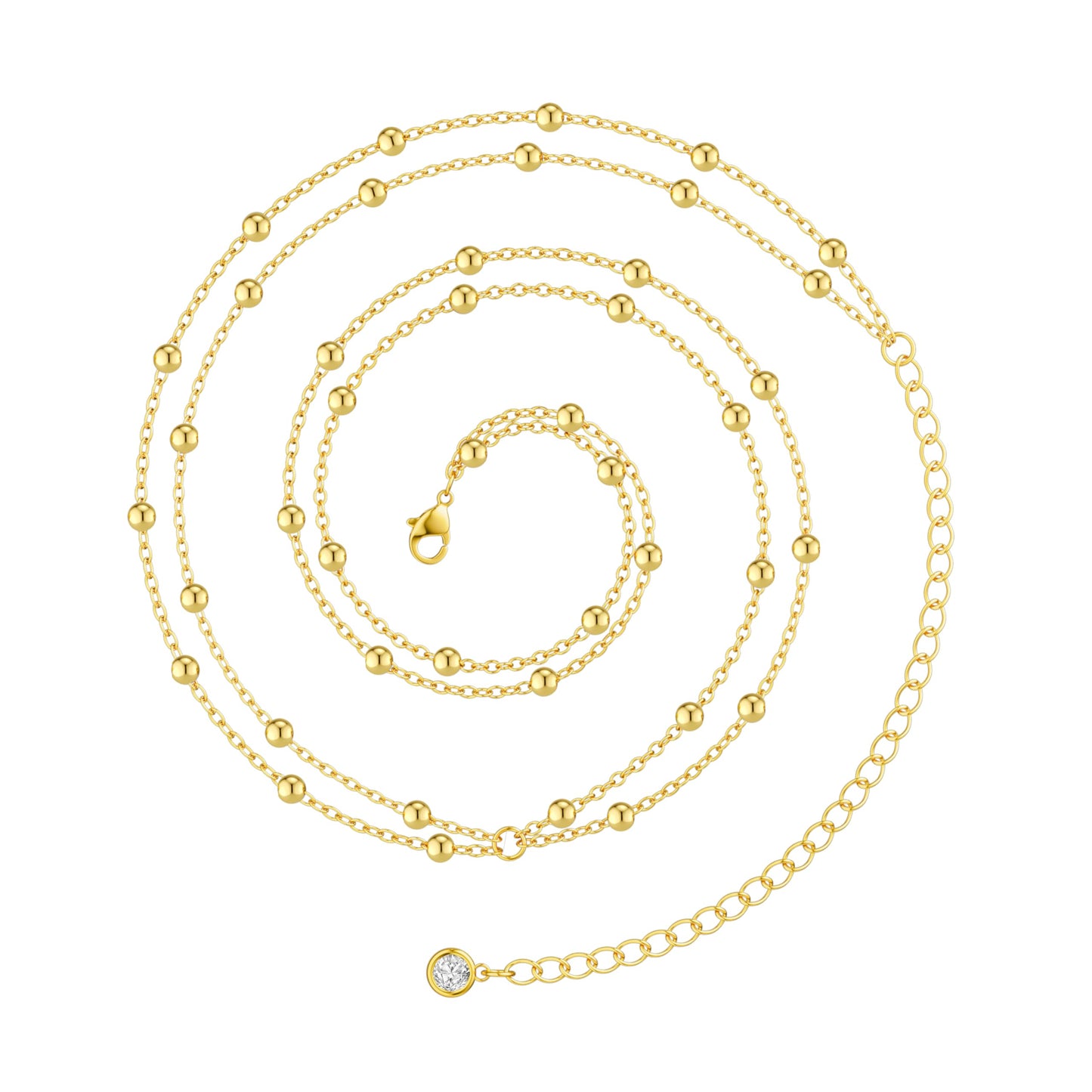 HEVOCY Gold Waist Chain for Women, Trendy Layered Belly Chain Jewelry, Adjustable Body Chain for Beach & Summer Outfit