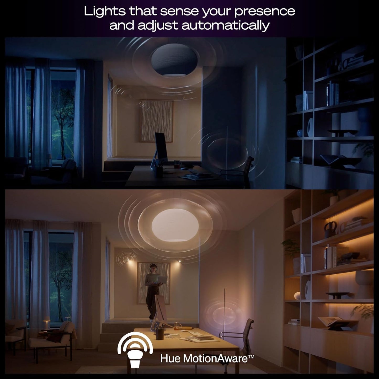 Philips Hue Starter Kit: Bridge Pro + 3 A19 E26 Smart Bulbs + Tap Dial Switch, White and Color Ambiance, Smart Light Hub, Works with Voice
