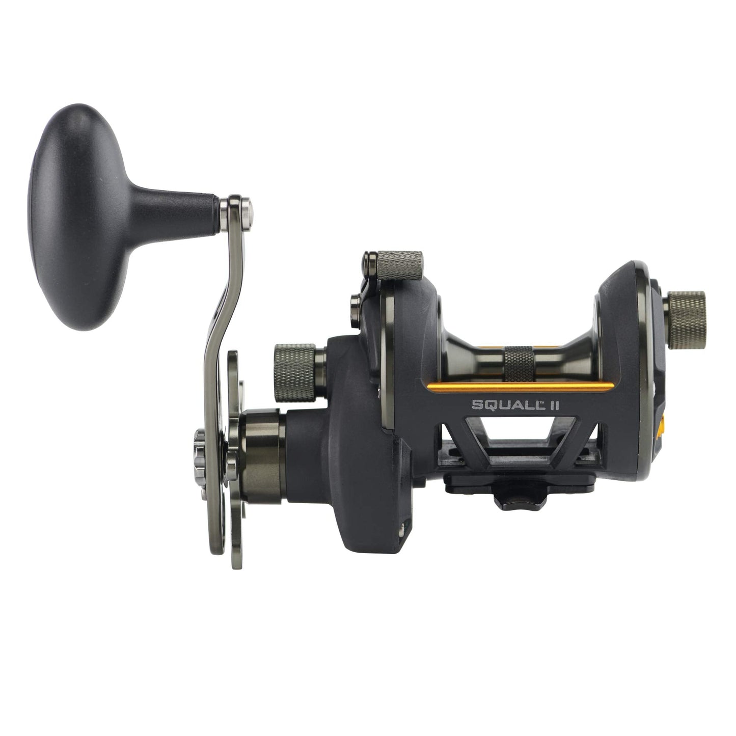 PENN Fishing Penn Squall II Star Drag Conventional Fishing Reel, Black Gold (SQLII15SDCS)