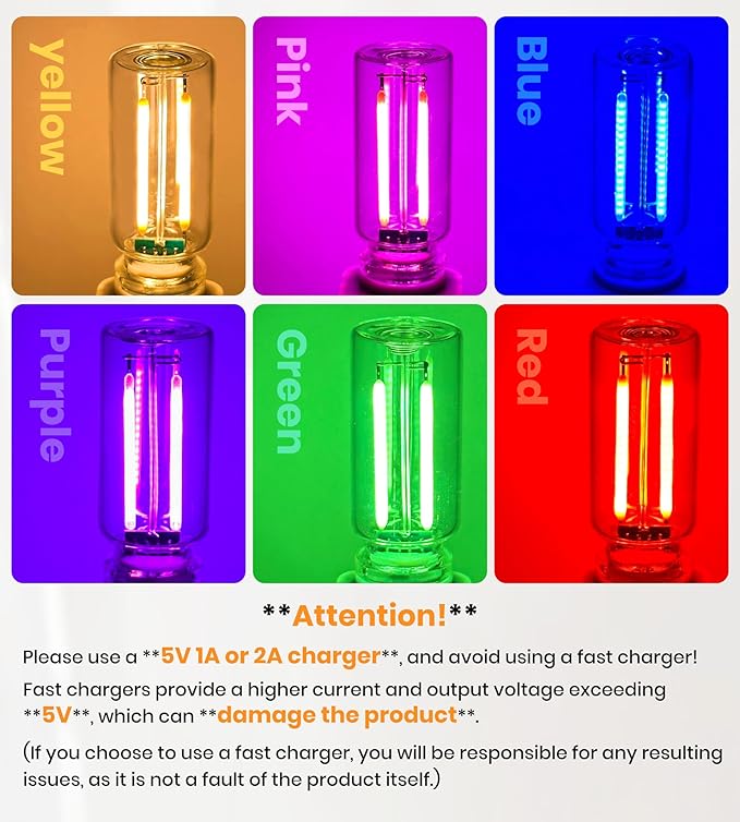USB Retro Car Lamp, Touch-Control Portable LED Car Ambient Light, USB Powered Night Lights, Suitable for Bedroom, Camping, Holiday Decorations.(Pink Light)