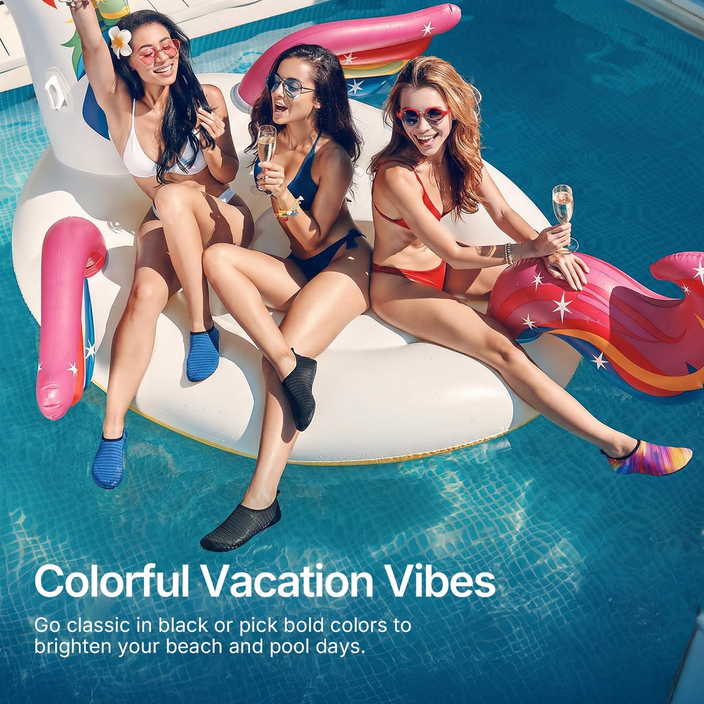 Water Shoes for Women Men Quick-Dry Aqua Socks Swim Beach Outfits Barefoot
