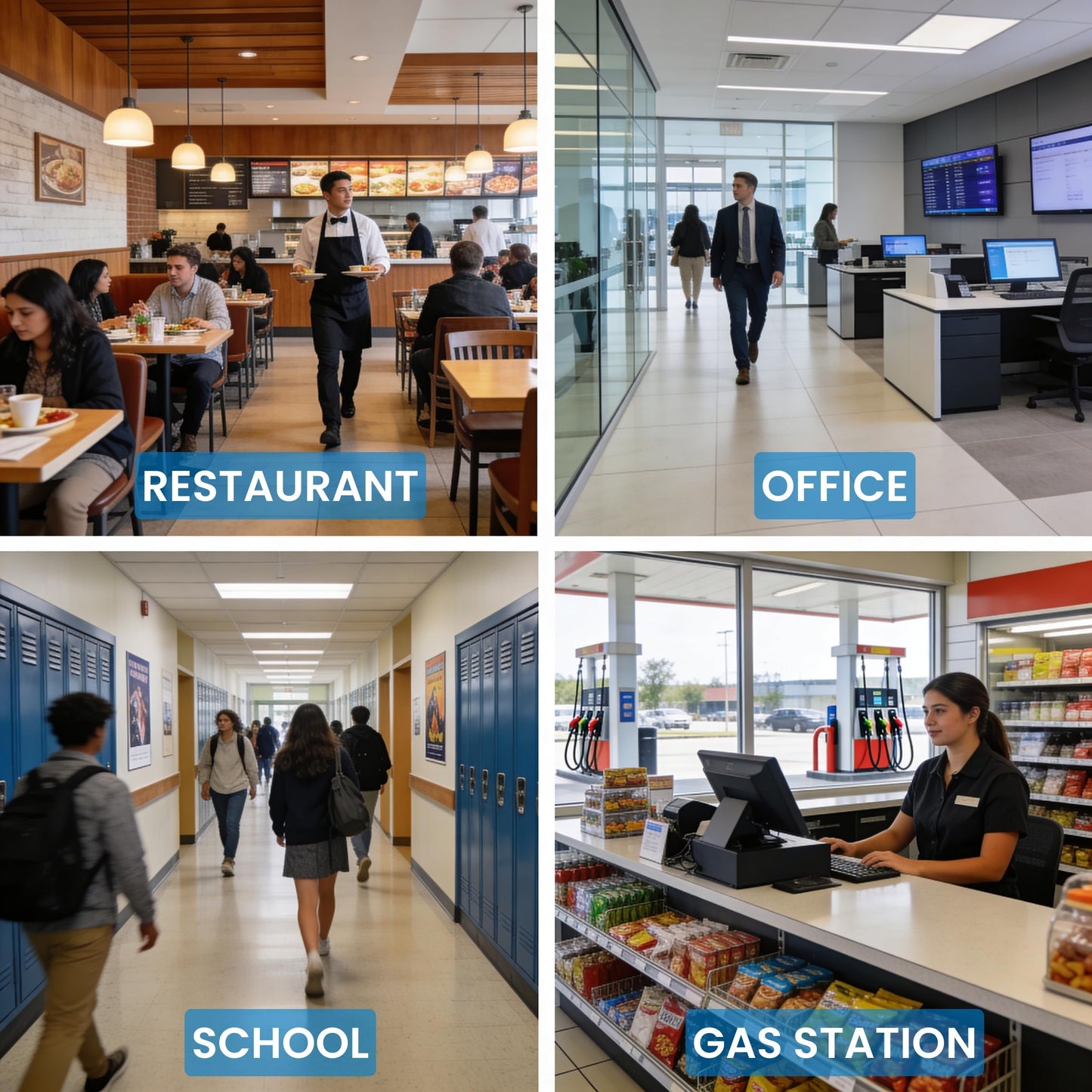 Urinal Cakes, Ocean Breeze Scent Urinal Deodorizing Block, Fresh Ocean Scent Urinal Pucks (Case of 12)