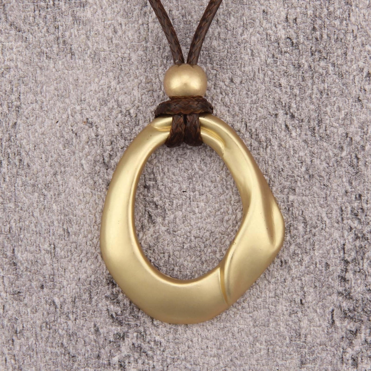 joymiao Vintage Boho Necklace for Women Long Chunky Bohemian Pendant Necklaces with Gold Pendant Handmade Sweater Necklace