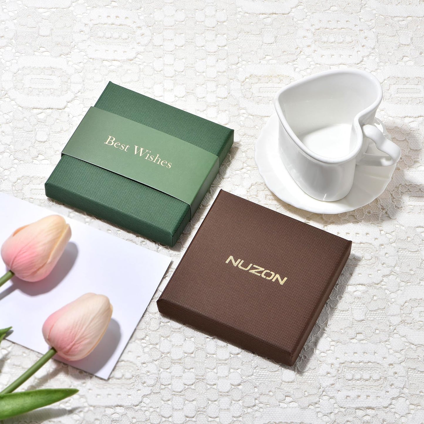 NUZON Large Gold Starfish Pendant Necklace for Women 18K Gold Plated Stainless Steel Sea Star Beaded Chain Necklace Boho Summer Beach Jewelry 18’’