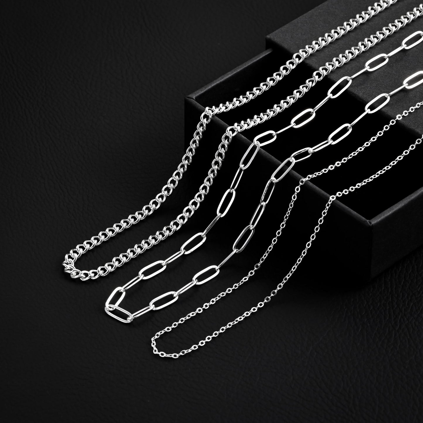 CHESKY Layered Waist Chain for Women, Silver Plated Belly Belt Chains Beach Waist Chain Waterproof Cuban Paperclip Body Chain Summer Jewelry Accessories for Women