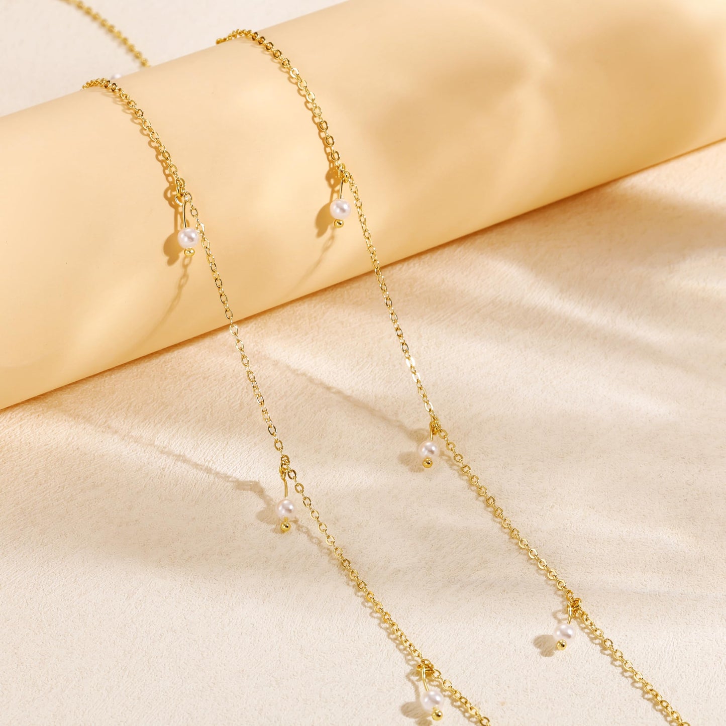 CHESKY 14K Gold Plated Waist Chain for Women, Belly Belt Chains Beach Waist Chain Waterproof Body Chain Summer Jewelry Accessories for Women