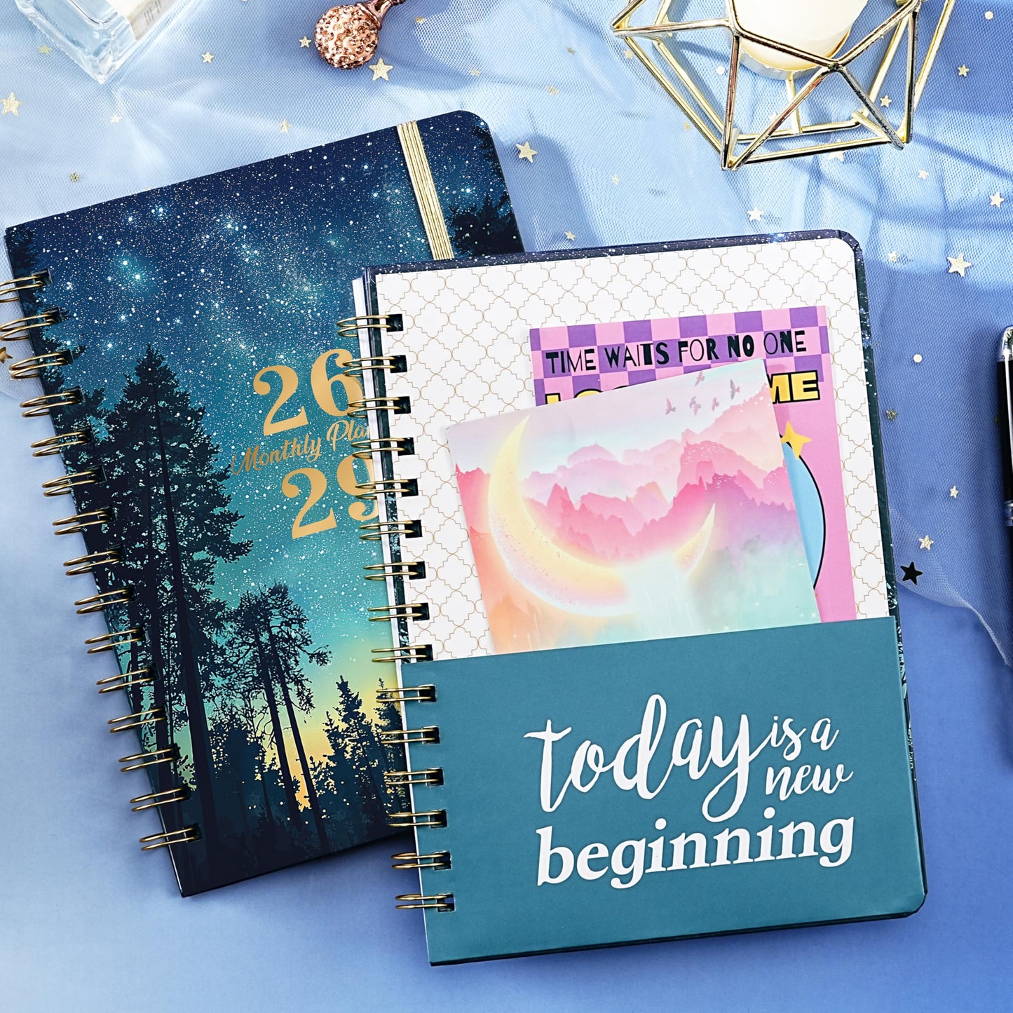 2026-2029 Monthly Planner - Monthly Planner 2026-2029 from July 2026 - June 2029, 3 Year Planner with Tabs and Pocket, 8.5" x 6.4"