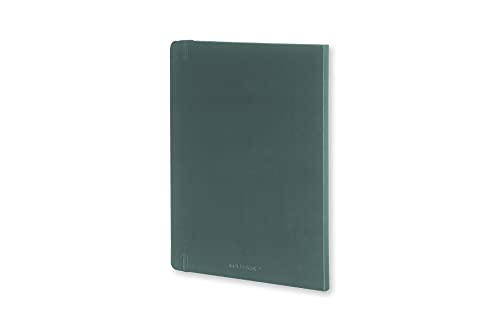 Moleskine Classic Notebook, Hard Cover, Ruled/Lined, XL (7.5" x 9.5"), Forest Green, 192 Pages