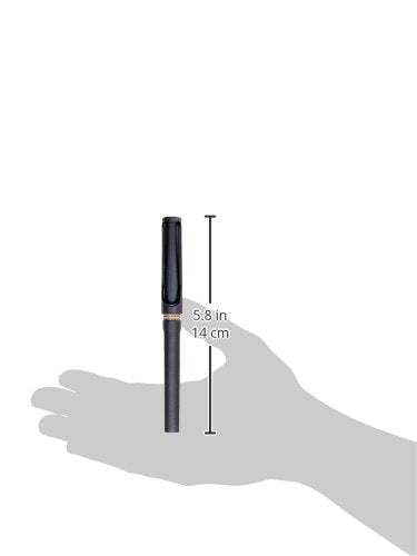 LAMY safari umbra - Fountain Pen with ergonomic grip & polished steel nib in size F - ideal for any Writing & Calligraphy - including LAMY T 10 blue cartridge - Right-Handed
