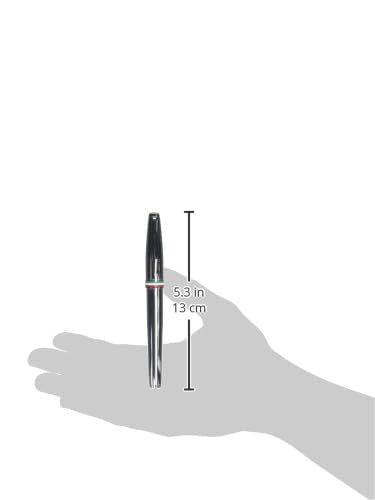 Monteverde USA Aldo Domani Italia Fountain Pen Mirror Chrome - Flex Nib - Luxury Writing Pen - Italian Design - JoWo Stainless Steel Nib - Smooth Ink Flow - Refillable - Gift Box Included