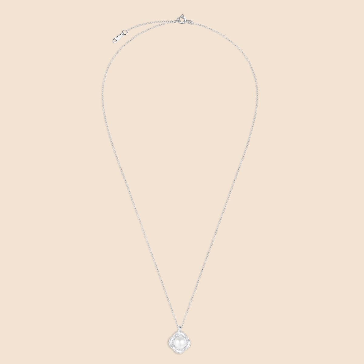 spkoueh women's pearl necklace, Womens Pendant Necklaces，925 sterling silver pendant necklace, freshwater cultured pearl, suitable for daily wear and as a gift for family and friends