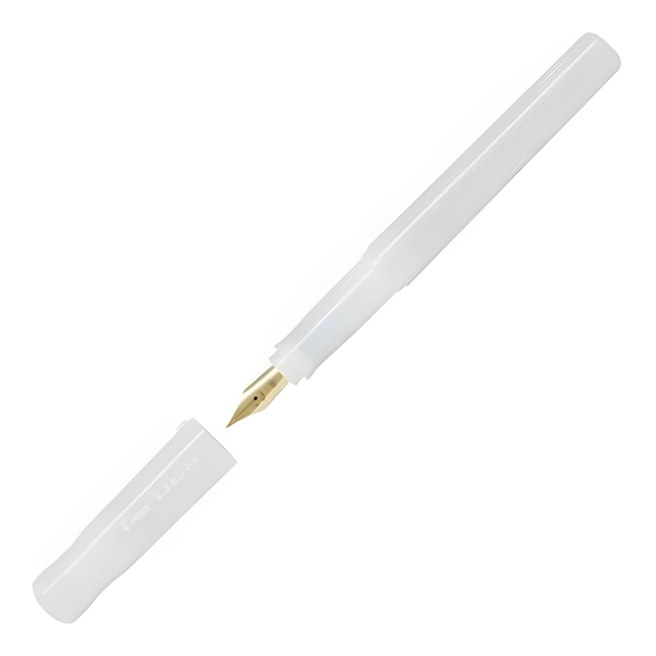 Pilot Kakuno Fountain Pen Madoromi Color Series, Gold (Smiley Face) Medium Nib, Perfect for Beginners and Creative Expression, Ivory, PFKA-1MDIM