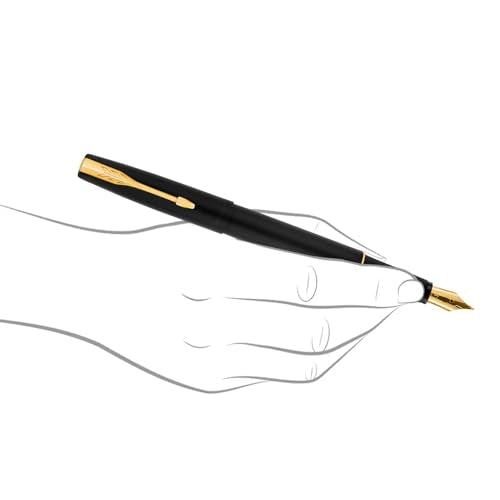 Parker Frontier Matte Black GT Fountain Pen - Fine Nib