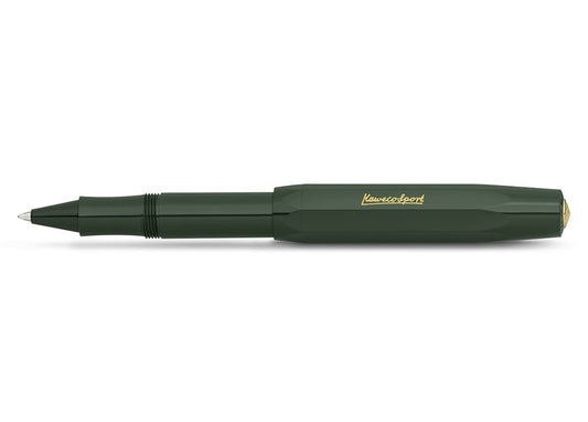 Kaweco CLASSIC SPORT Rollerball Green I Gel/Ballpoint Pen Including 0.7 mm Refill I in Classic Design with Ceramic Ball 13.5 cm