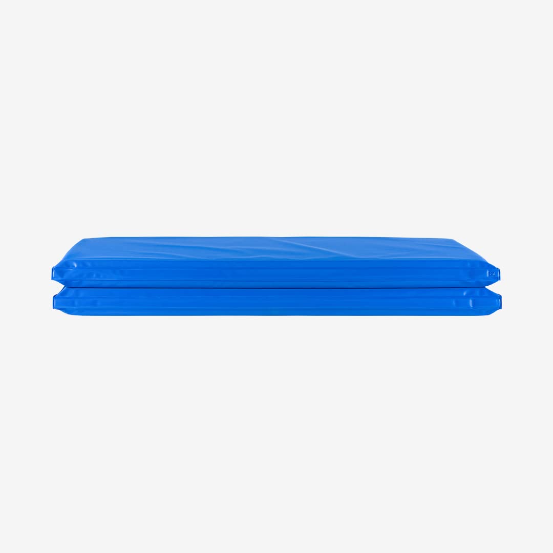 KinderMat, 5/8" Thick, 4-Section Rest Mat, NEW - NOT RESOLD, 45" x 19" x 5/8", Red/Blue, Great for School, Daycare, Travel, and Home, Made in The USA