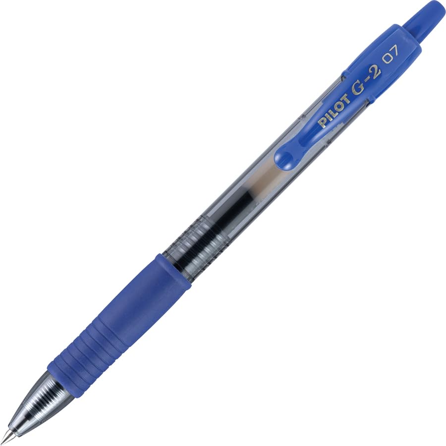 Pilot G2 Premium Gel Pen Convenience Pack, Retractable, Fine 0.7 mm, Blue Ink, Blue Barrel, 36/Pack