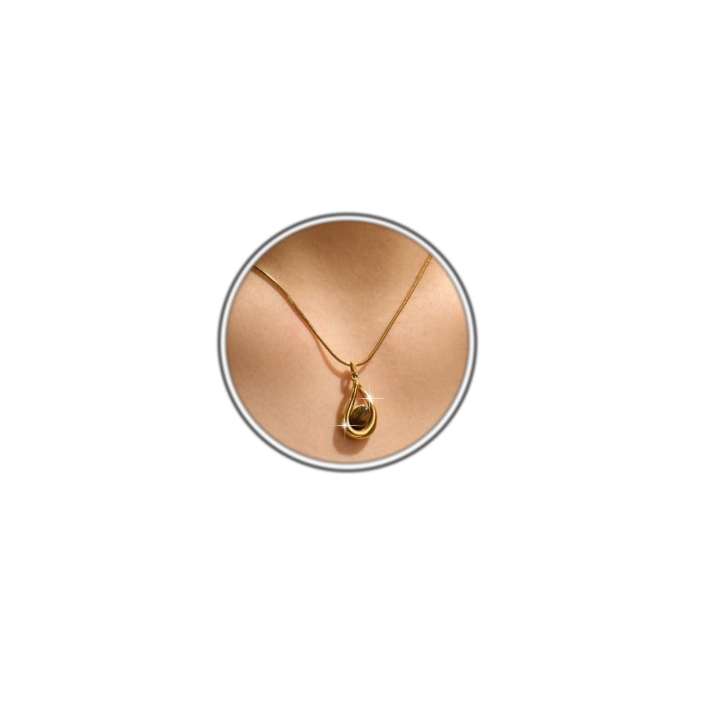 Hcrohihit Chunky Hollow Pendant Necklace for Women,Trendy Charm Big Circle Necklace Boho Punk Cowgirl Outfits Western Accessories (D-GD)