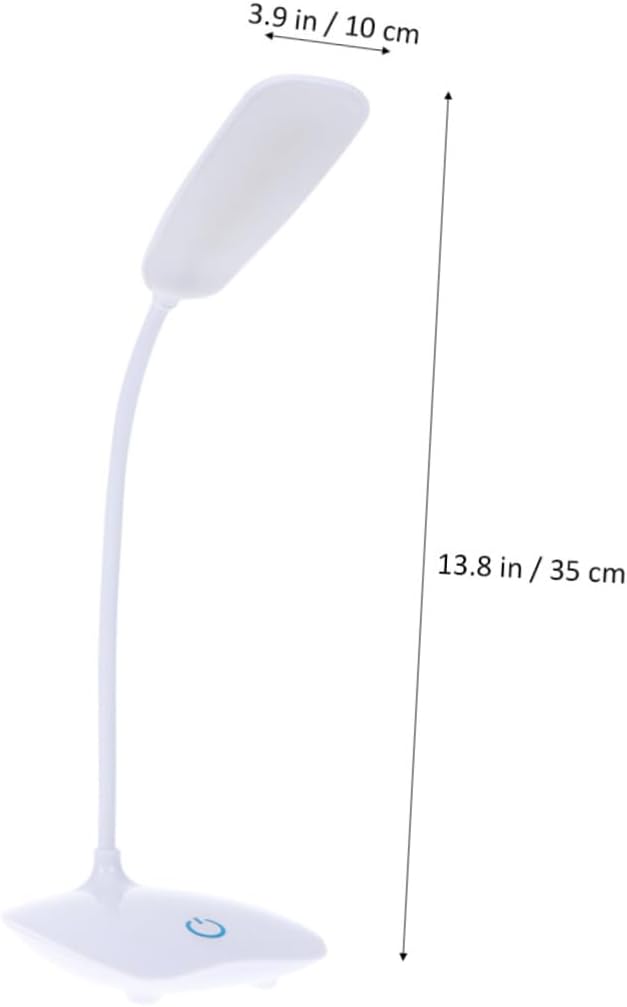 Led Reading Lamp with 3 Modes Touch Control Eye Protection Table Lamp for Kids Dimmable Desk for Study Night Light and Ambient Lighting 13.77X3.93X3.93In
