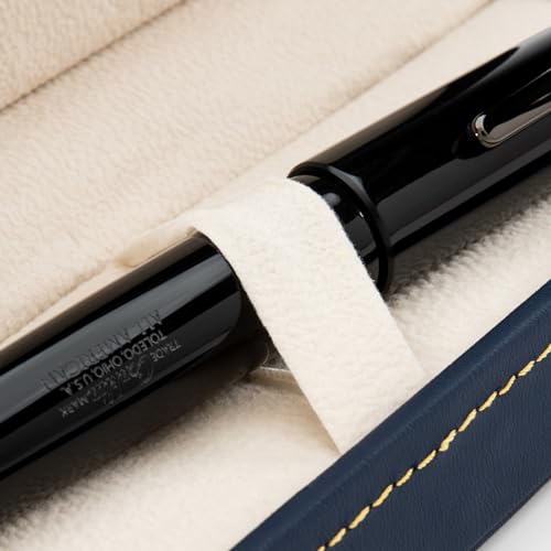 Conklin All American Fountain Pen in Black – Medium Nib, Timeless Design & Premium Craftsmanship – Ideal Gift for Professionals & Collectors