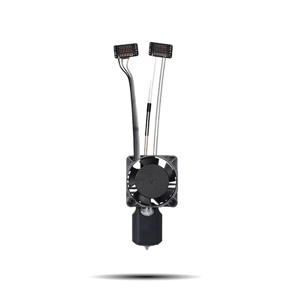Bambu Lab P1P/P1S Hotend Complete Kit – Full Assembly Hardened Steel Nozzle with Ceramic Heater, 0.4mm Nozzle, Cooling Fan & Heating Block | Bambu P1S Hotend Replacement for 3D Printing