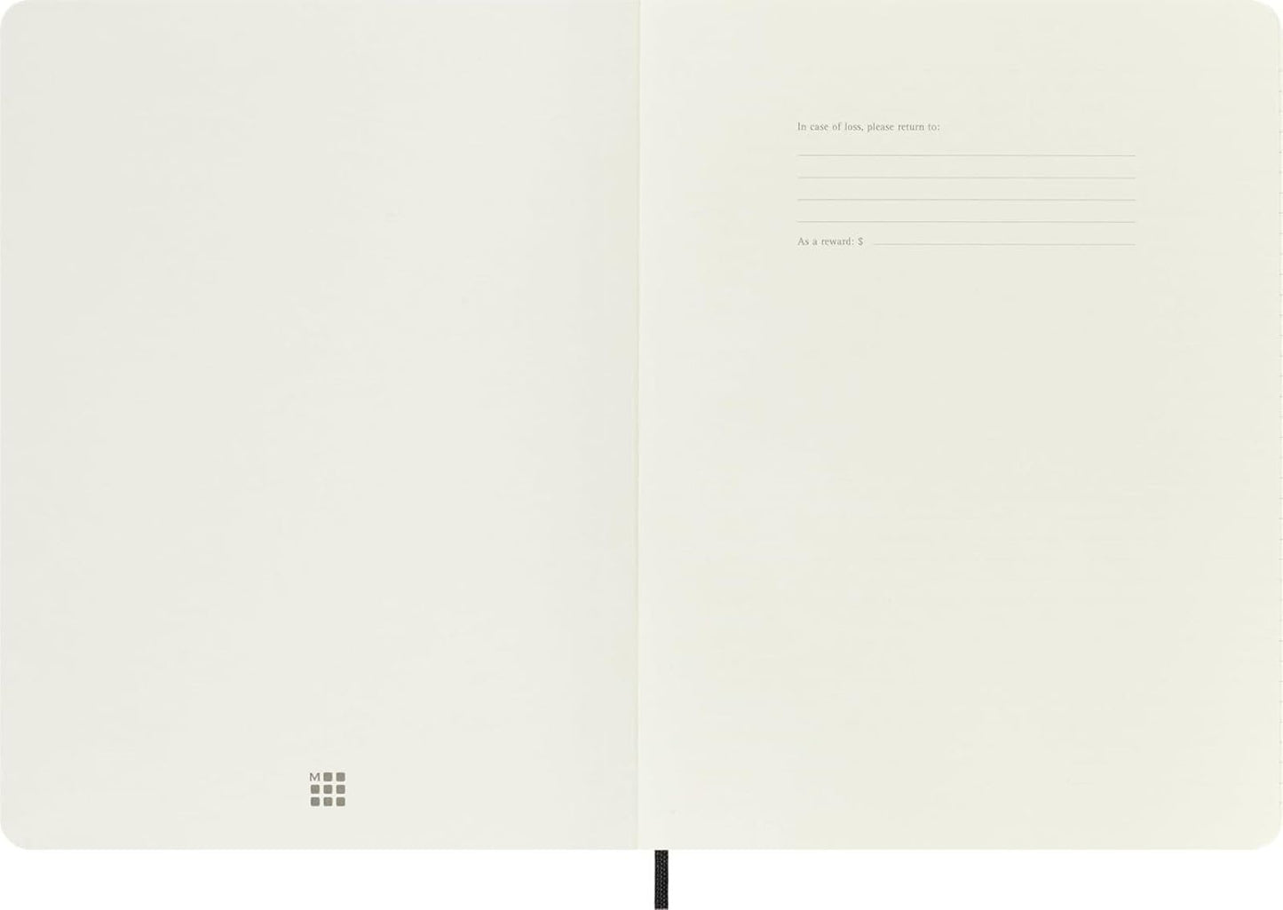 Moleskine Classic Notebook, Extra Large, Ruled, Black, Soft Cover (7.5 x 10)