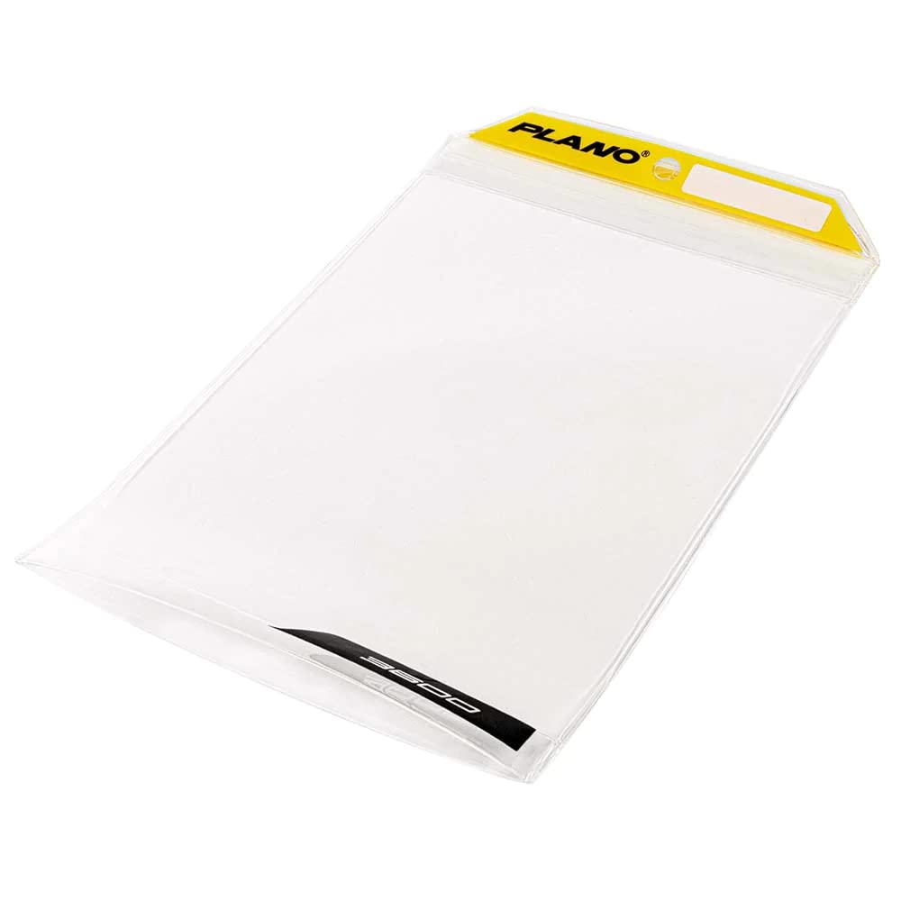 Plano StowAll Series 3600 Waterproof Storage Bag, 7.25”L x 11”H, Transparent, TPU Plastic Bags for Soft Baits & Fishing Tools, Water-Resistant Storage Bags
