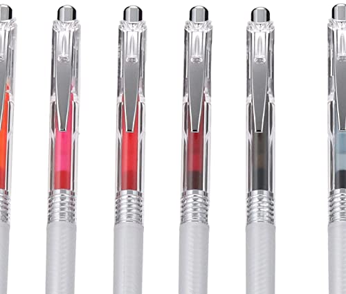 Pentel Gel Ink Ballpoint Pen, EnerGel, Infree, 0.5mm, Clear Body, BLN75TL-10, 10 Colors