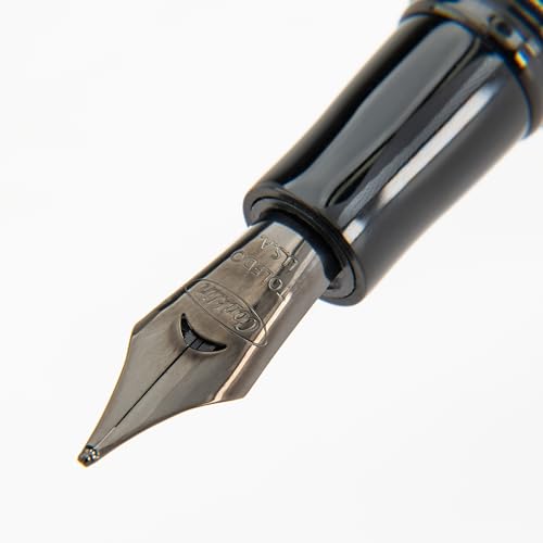 Conklin All American Fountain Pen in Black – Medium Nib, Timeless Design & Premium Craftsmanship – Ideal Gift for Professionals & Collectors