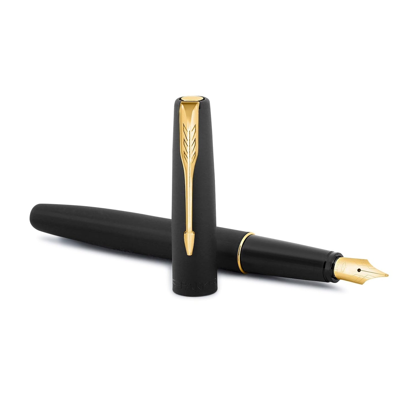 Parker Frontier Matte Black GT Fountain Pen - Fine Nib