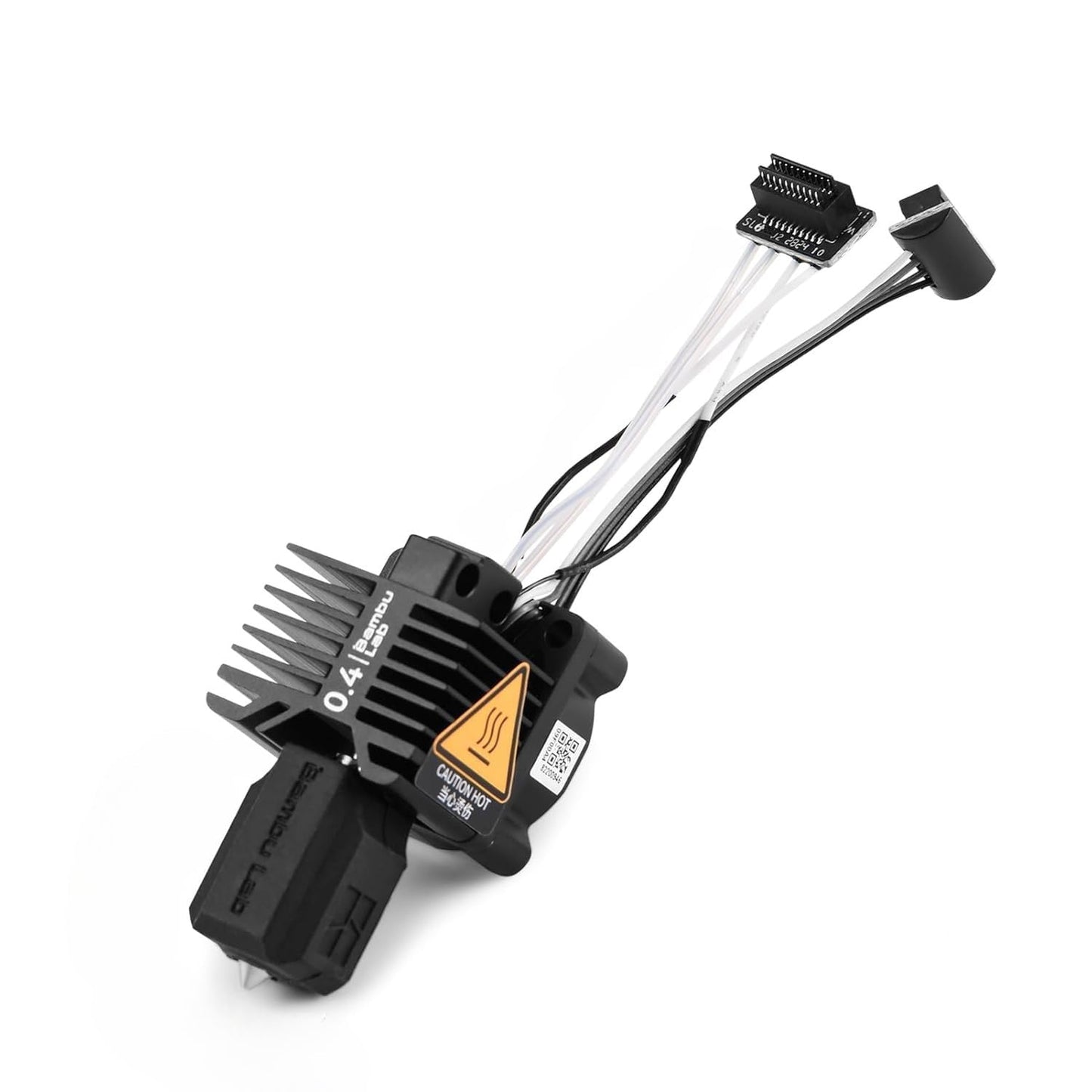 Bambu Lab P1P/P1S Hotend Complete Kit – Full Assembly Hardened Steel Nozzle with Ceramic Heater, 0.4mm Nozzle, Cooling Fan & Heating Block | Bambu P1S Hotend Replacement for 3D Printing