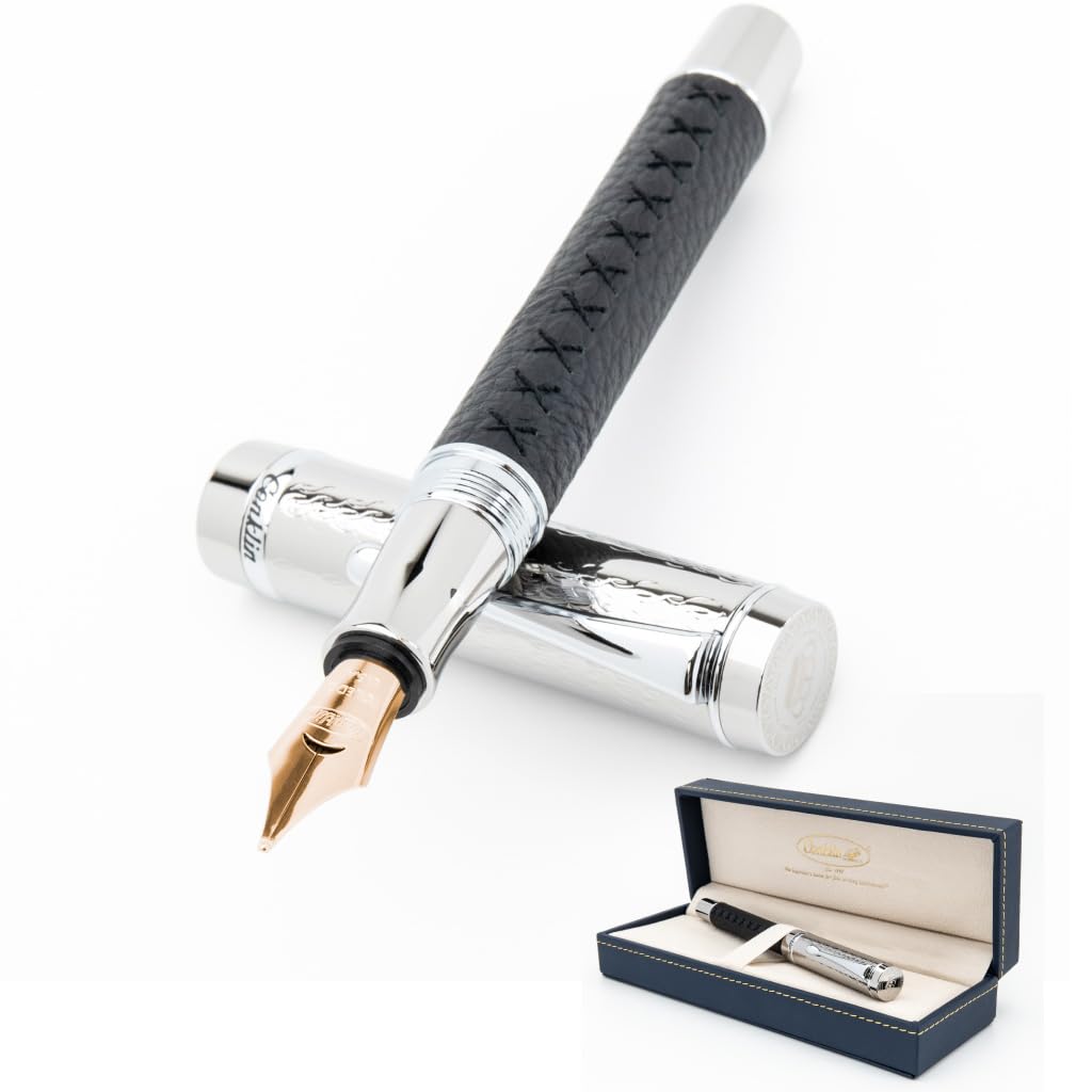 Conklin Duragraph Special Edition Fountain Pen Royal - 14K Medium Solid Gold Nib - Elegant Design & Versatile Writing Performance - Ideal for Collectors & Professionals