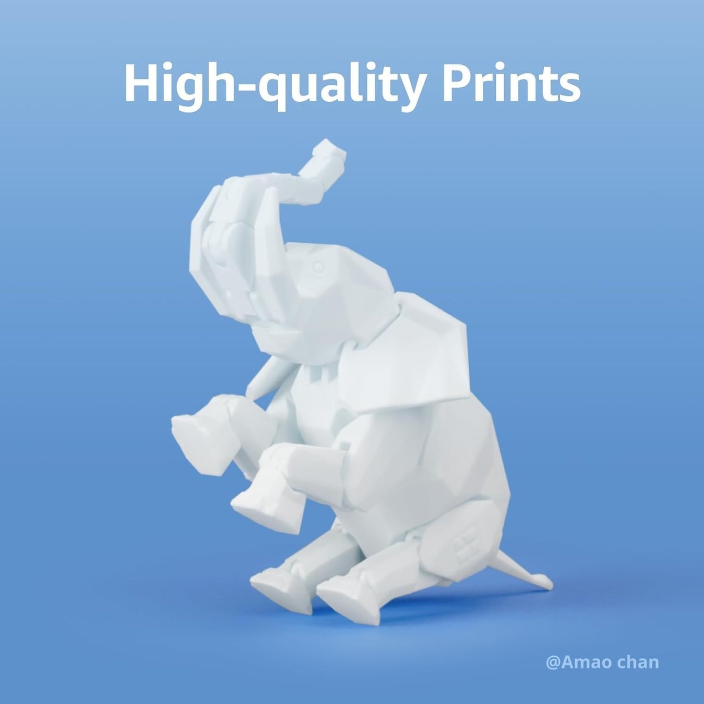 Bambu Lab PLA Matte Filament 1.75mm 1kg Spool - PLA 3D Printer Filament, Smooth Finish, Low Warp, Easy to Print, Compatible with Bambu Lab & Most FDM 3D Printers - Bone White (11103) - Refill