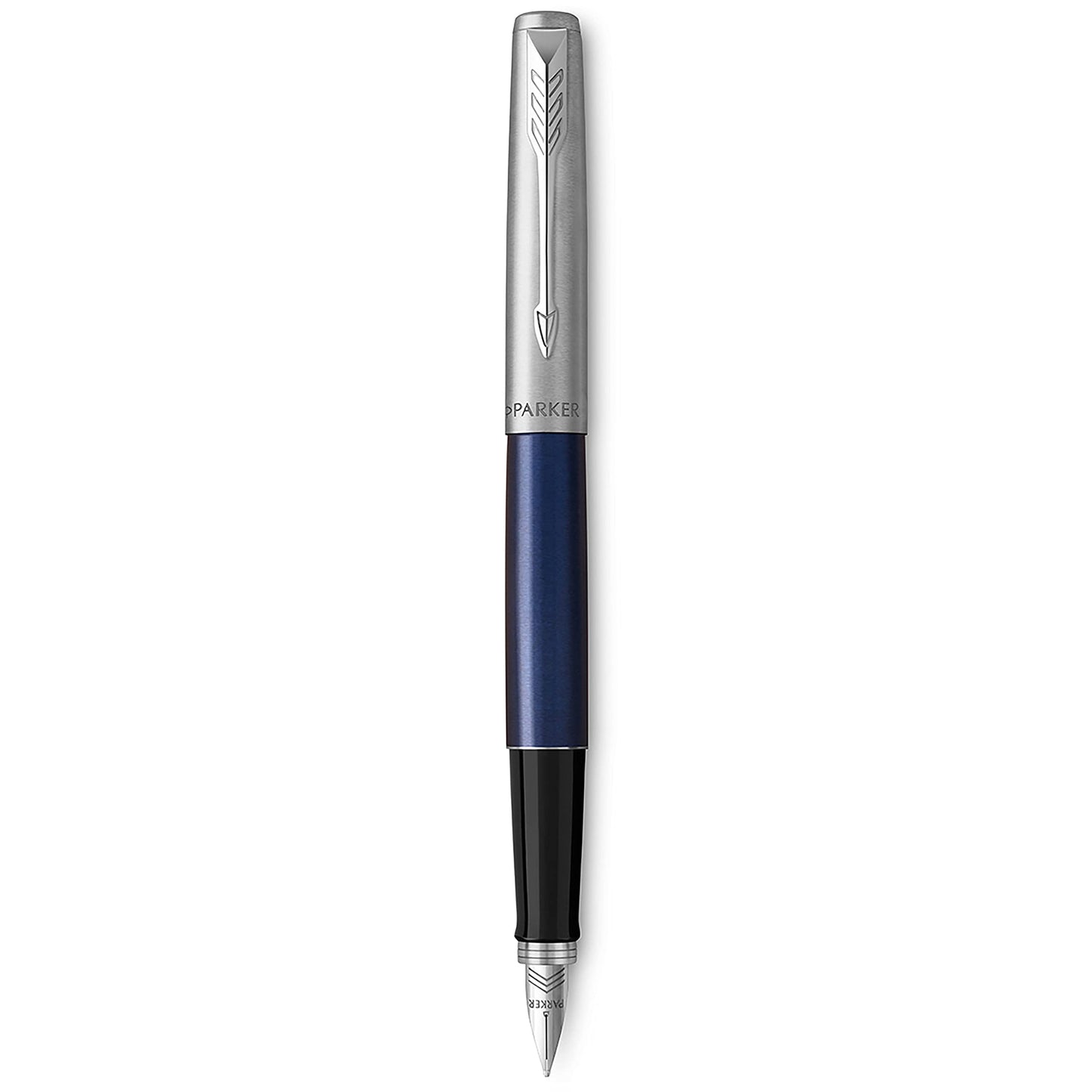 Parker Jotter Fountain Pen | Royal Blue | Medium Nib with Blue Ink | Gift Box