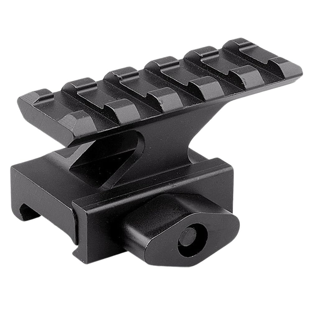 Miaozhun 5 Slots Picatinny Riser Mount, Lightweight Picatinny Rail Riser for Red dot, Flashlight, Laser Sight (1 Pack)