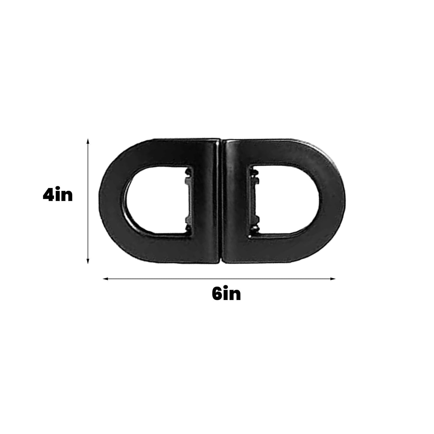 Magnetic Hair Clips, Strong Hold Magnetic Styling Clips, No-Slip Flat Magnetics Styling Clips, No-Crease Sectioning Hair Accessories for Thin & Thick Hair (2PCS-A)